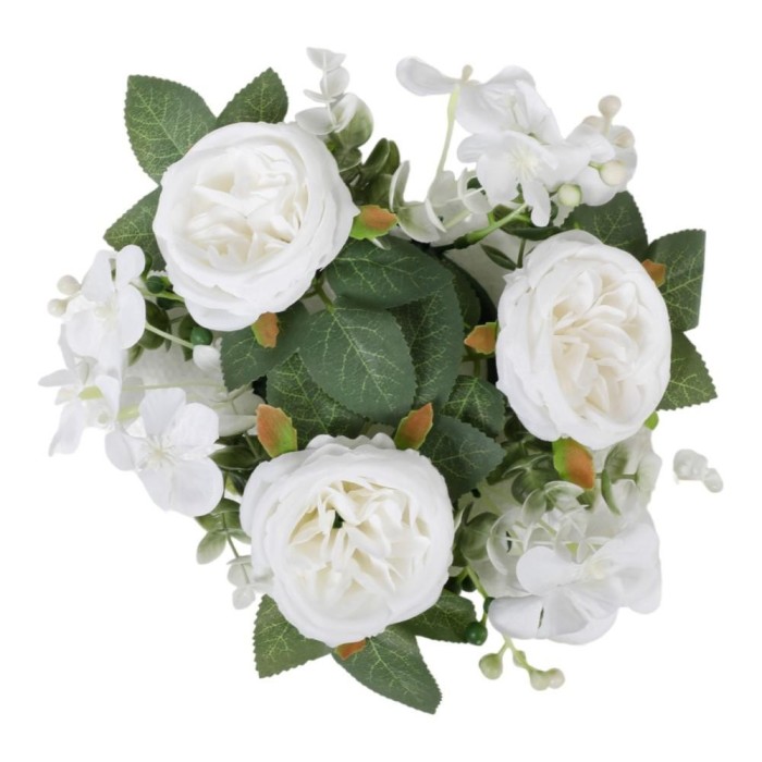CANDLERING ENGLISH ROSE D20 BIANCO